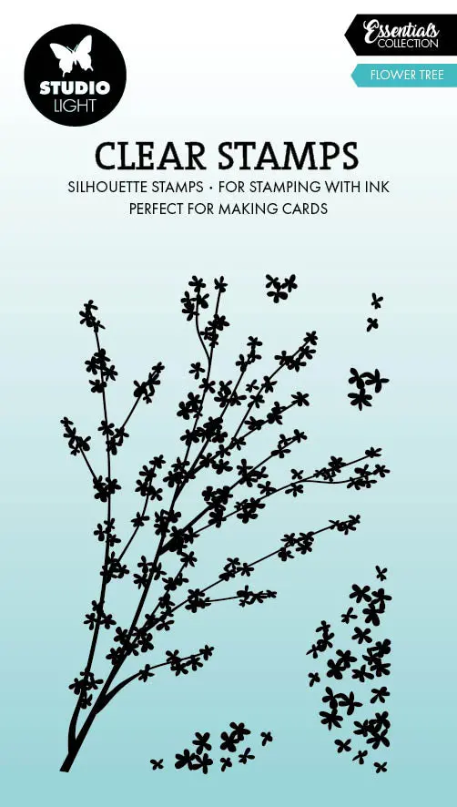 Sl Clear Stamp Flower Tree Essentials 6 Pieces 1