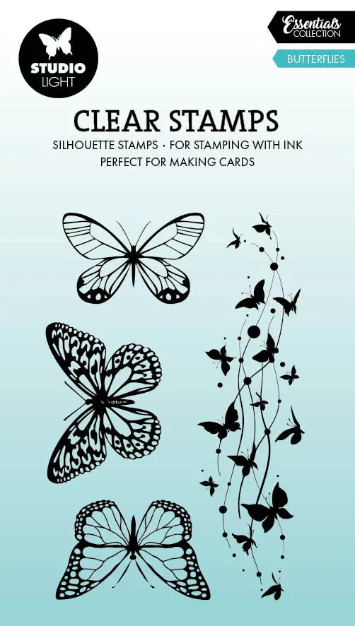 Sl Clear Stamp Butterflies Essentials 4 Pieces 1