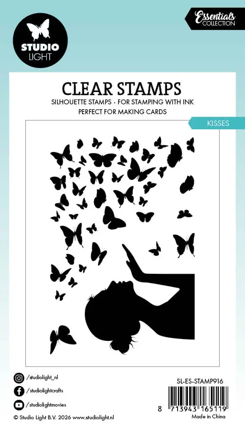 Sl Clear Stamp Kisses Essentials 7 Pieces 2