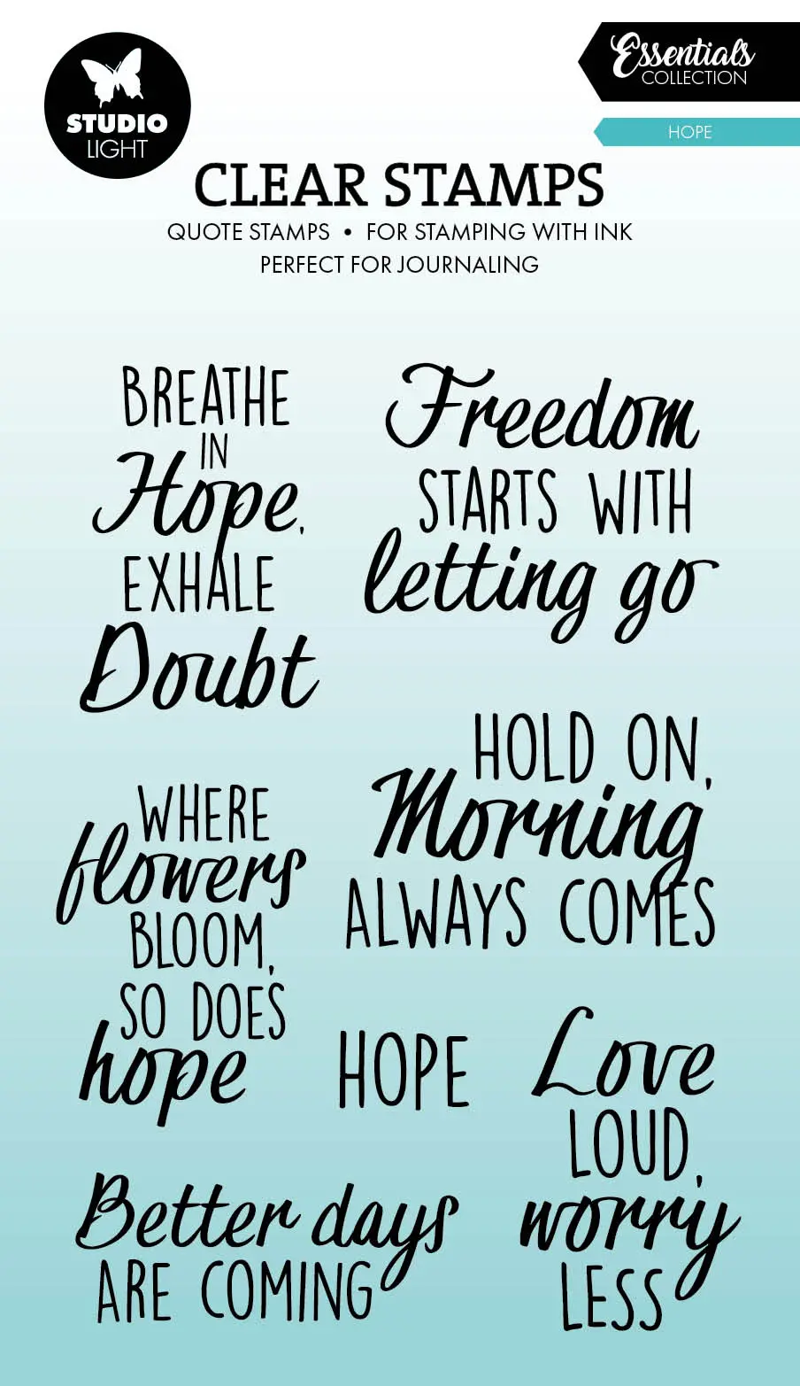 Sl Clear Stamp Quotes - Hope Essentials 7 Pieces 1