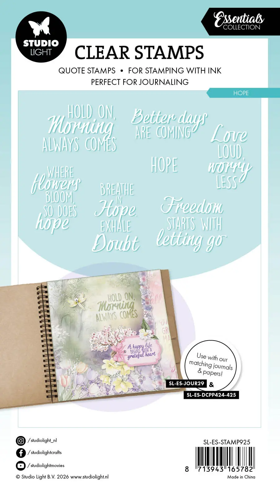 Sl Clear Stamp Quotes - Hope Essentials 7 Pieces 2