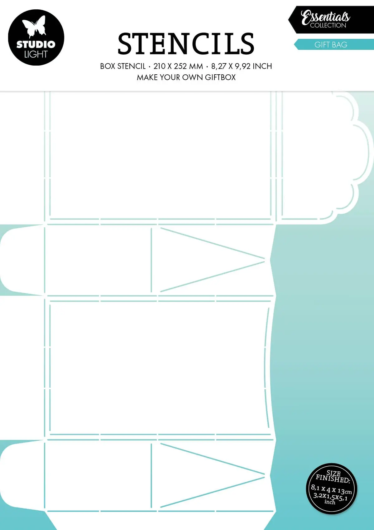 Sl Stencils Giftbag Essentials 210X252x1mm 1 Pc Nr.252 1