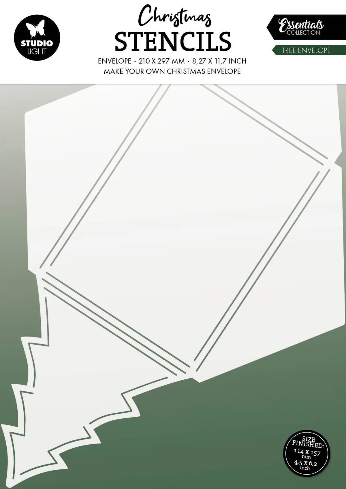 Sl Stencil Tree Envelope Essentials 1 Pc 1