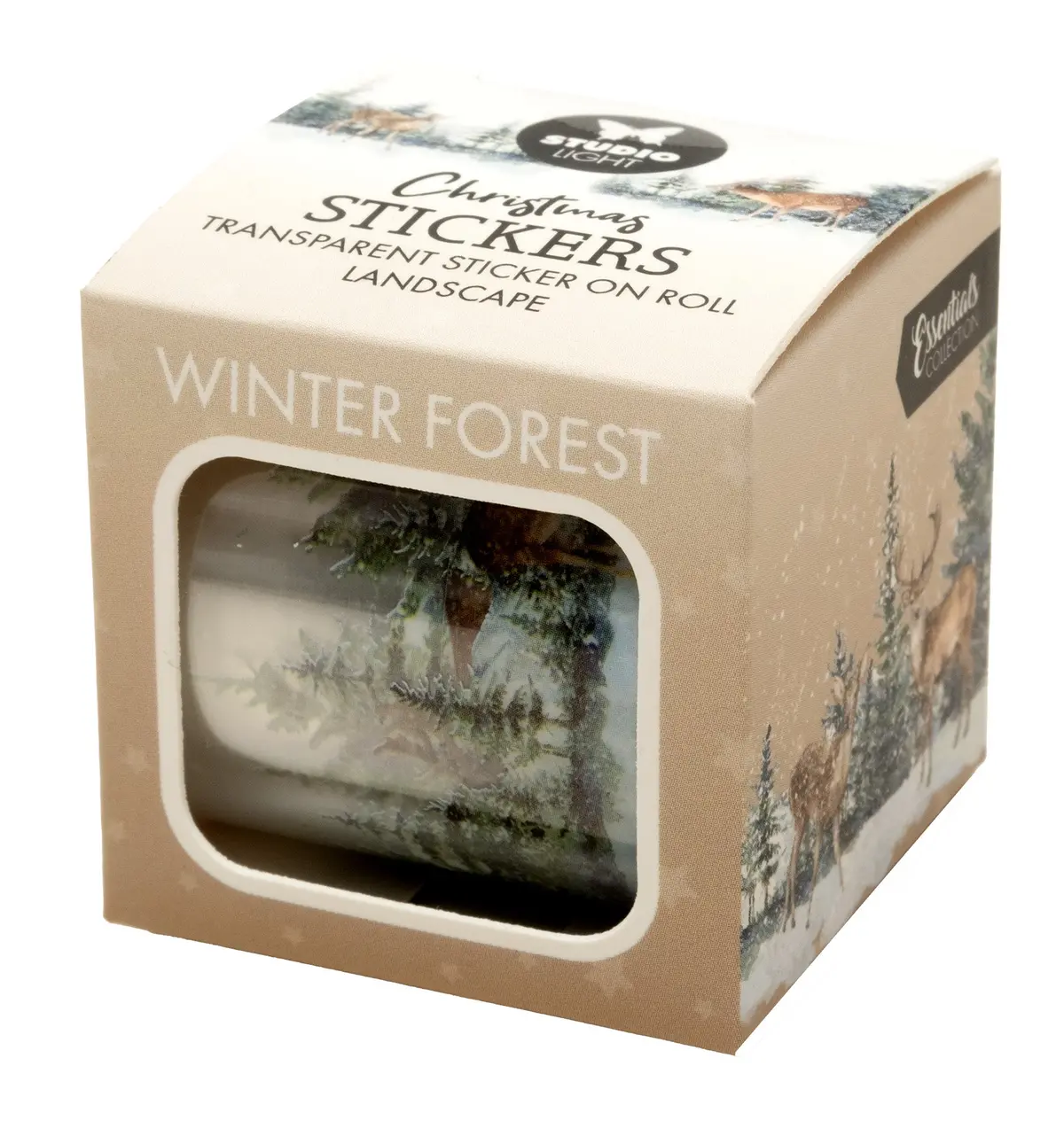 Sl Clear Stickers Winter Wonderland On A Roll Essentials 5 Meter 1