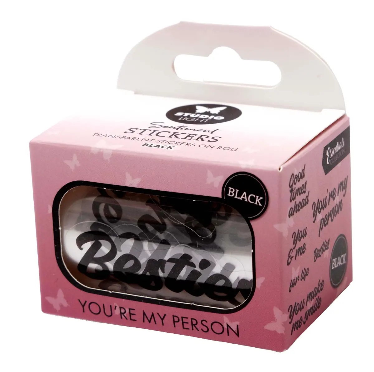 Sl Clear Stickers Black - You're My Person Essentials 5 Meter 1