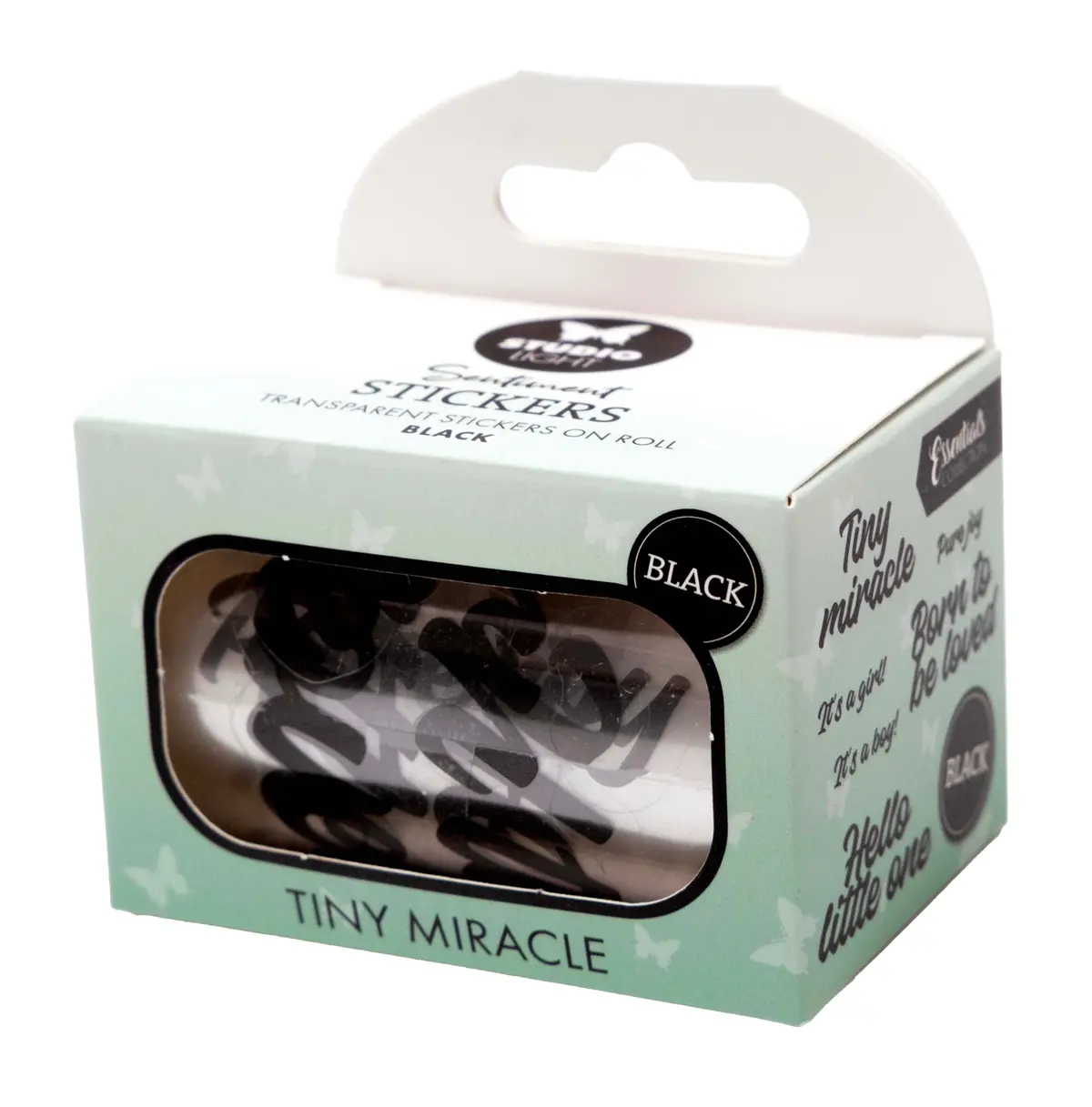 Sl Clear Stickers Black - Tiny Miracle Essentials 5 Meter 1