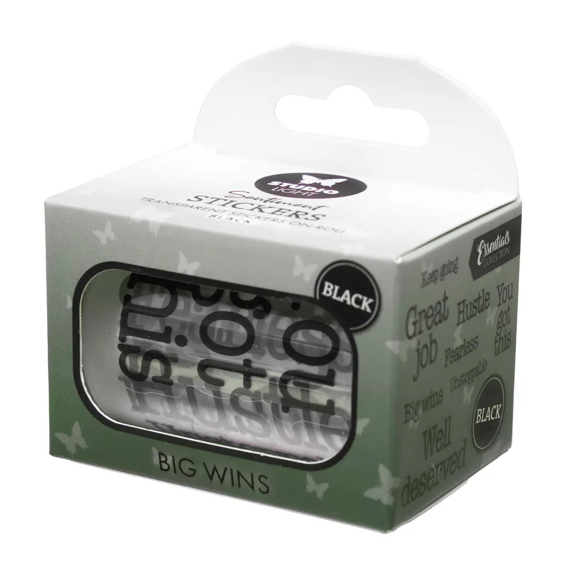 Sl Clear Stickers Black - Big Wins Essentials 5 Meter 1