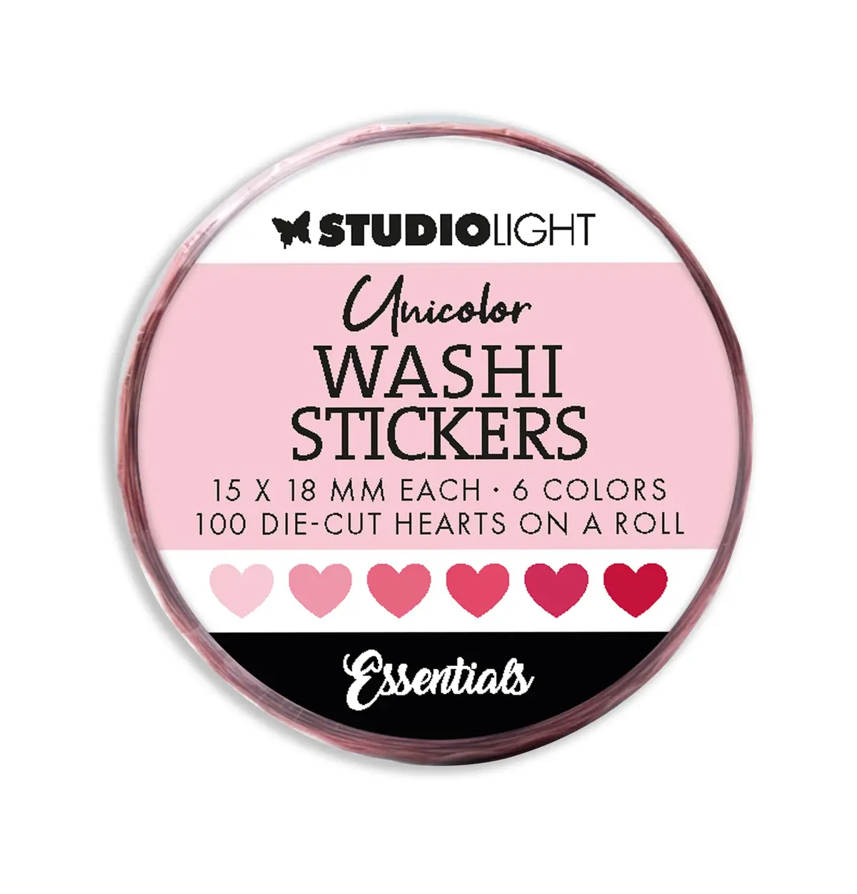 Sl Washi Die-Cut Stickers Pinks Essentials 1 Pc 1