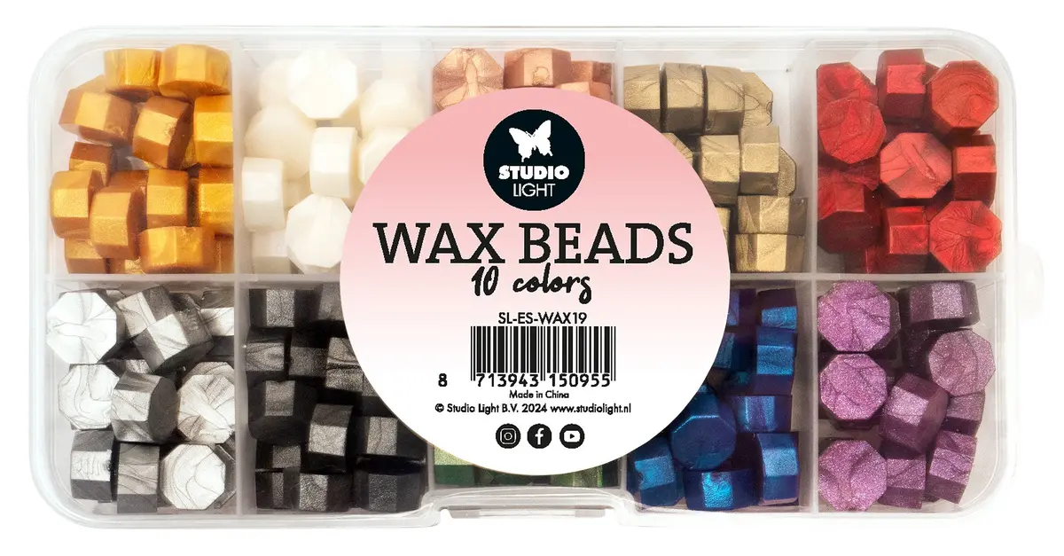 Wax Beads Metallic Colors Essentials Tools 10 Colours 1