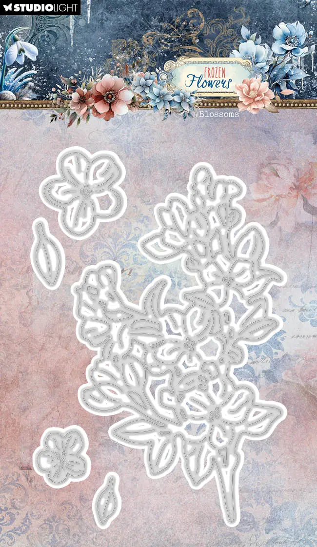 Sl Cutting Die Blossoms Frozen Flowers 5 Pc 1