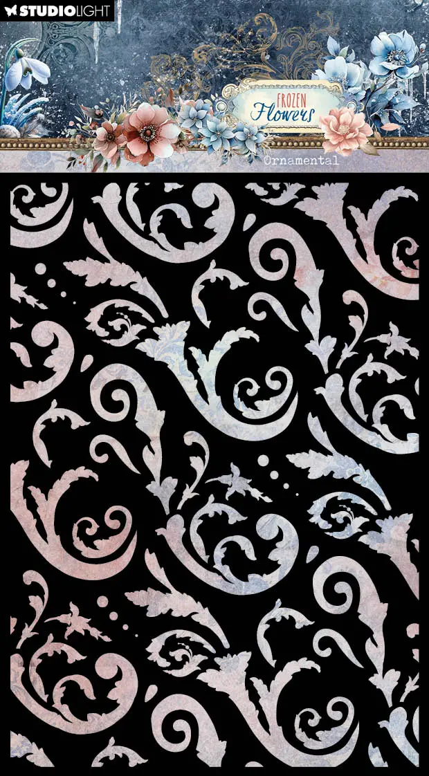 Sl Mask Ornamental Frozen Flowers 1 Pc 1