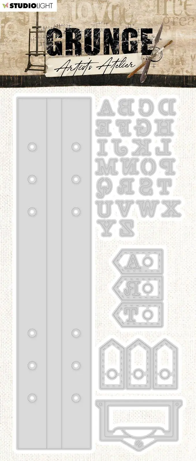 Sl Cutting Die Elements Artist’S Atelier 98X208mm Nr.23 1