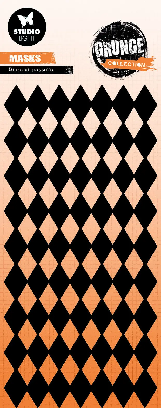 Sl Mask Diamond Pattern Grunge Collection 1 Pc 1
