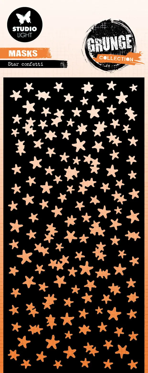 Sl Mask Star Confetti Grunge Collection 1 Pieces 1