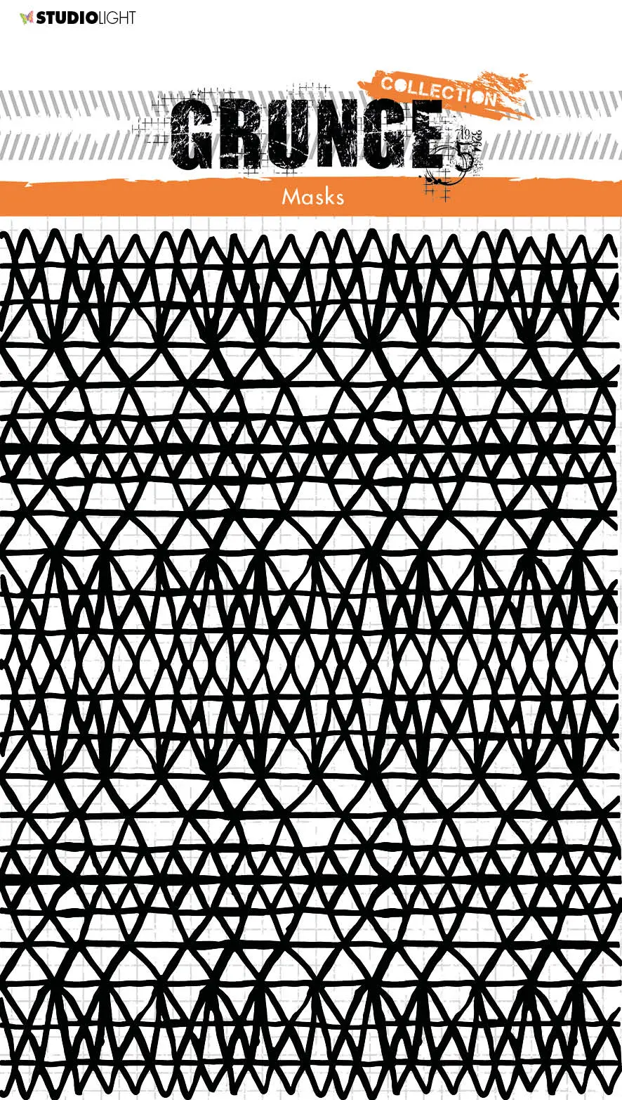 Sl Mask Macrame Grunge Collection 210X148x1mm 1 Pc Nr.97 1