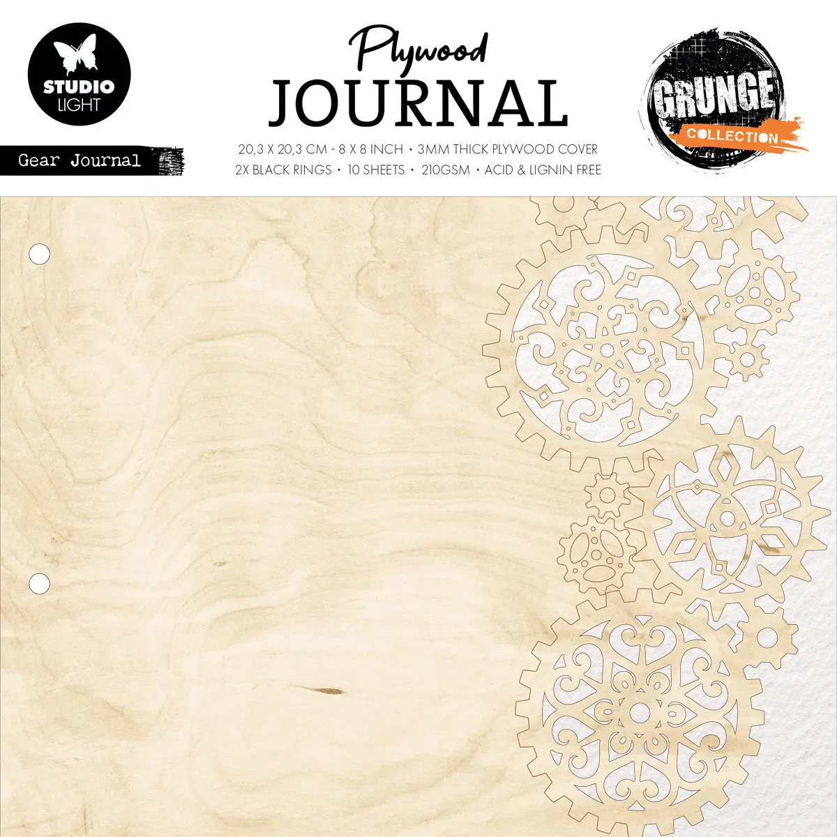 Sl Plywood Journal Gear Journal Grunge Collection 14 Pc 1