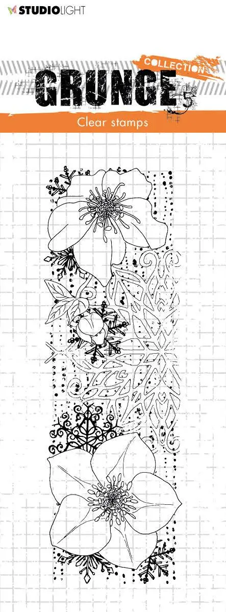 Sl Clear Stamp Helleborus Grunge 52X148x3mm 1 Pc Nr.100 1