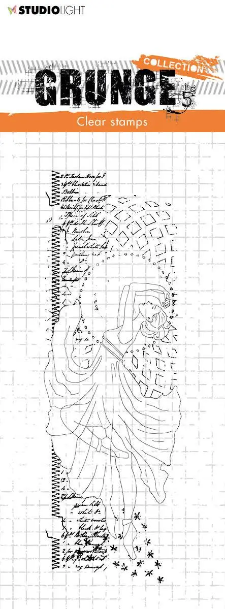 Sl Clear Stamp Ballerina Grunge Collection 148X52,2Mm Nr.34 1