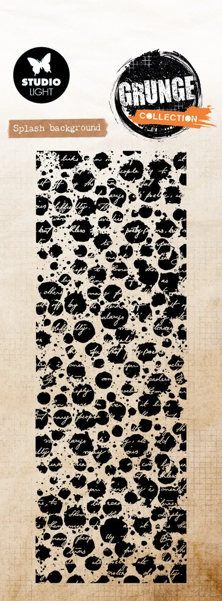Sl Clear Stamp Splash Background Grunge Collection 72X193.6X3mm 1 Pieces 1