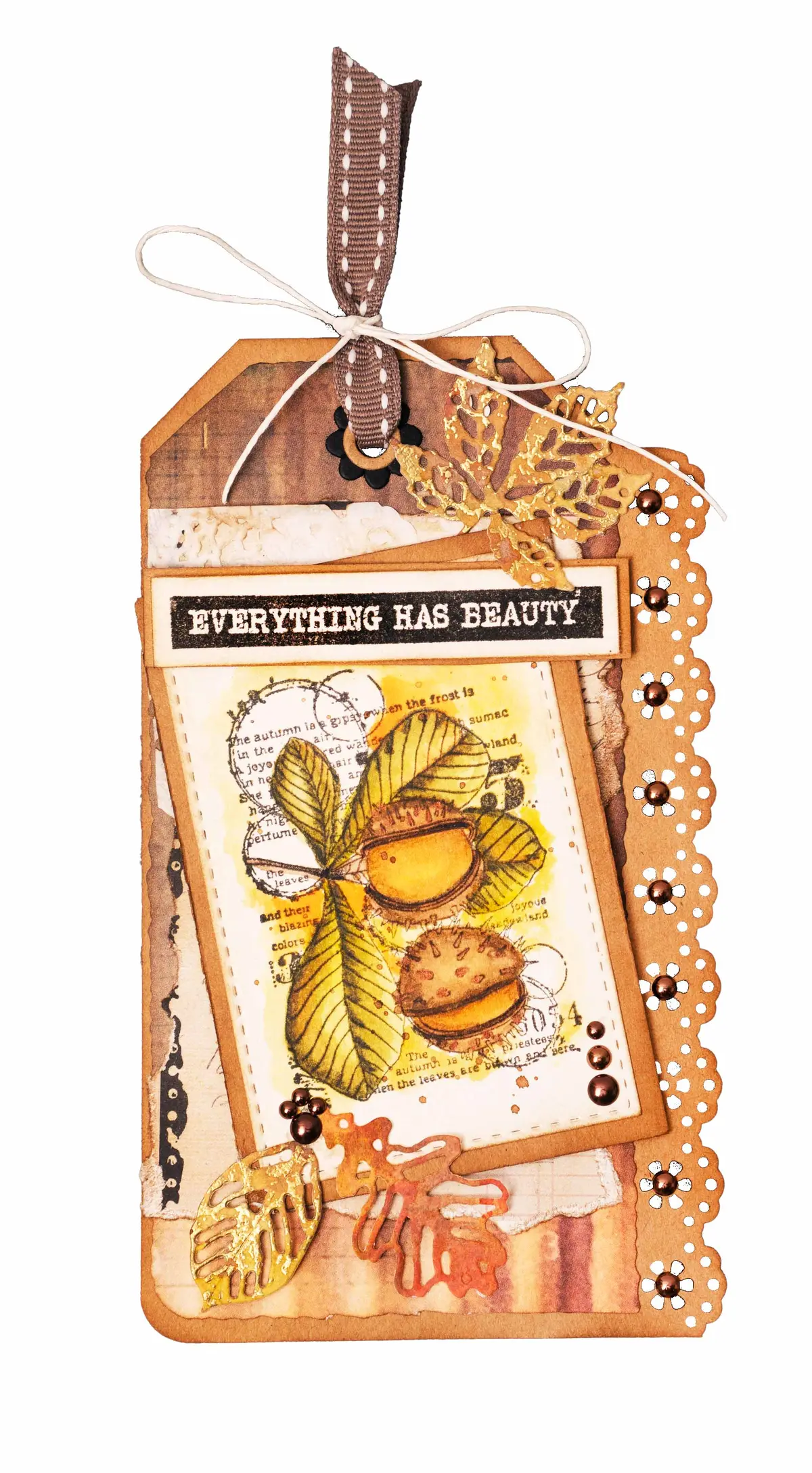 Sl Clear Stamp Autumn Branches Grunge Collection 89X132x3mm 3 Pc Nr.449 2