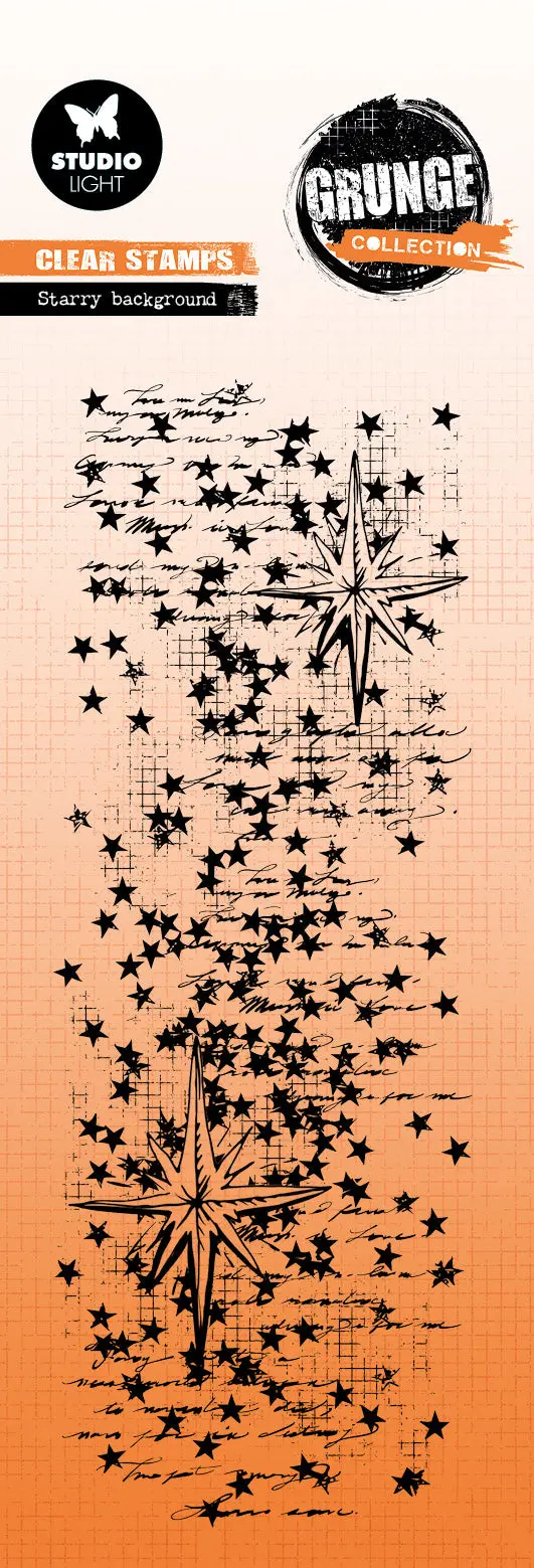 Sl Clear Stamp Starry Background Grunge Collection 1 Pieces 1