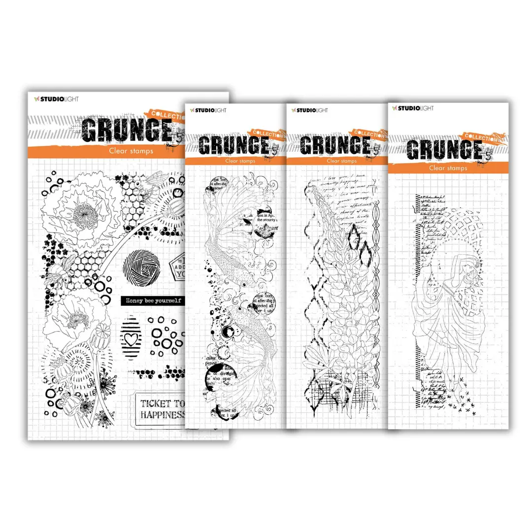 Grunge Stamp Bundle (4 Stamps) 1