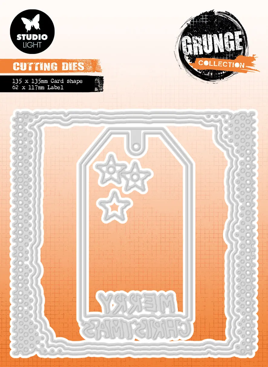 Sl Cutting Die Card Shape Grunge Collection 135X135x1mm 8 Pc Nr.434 1