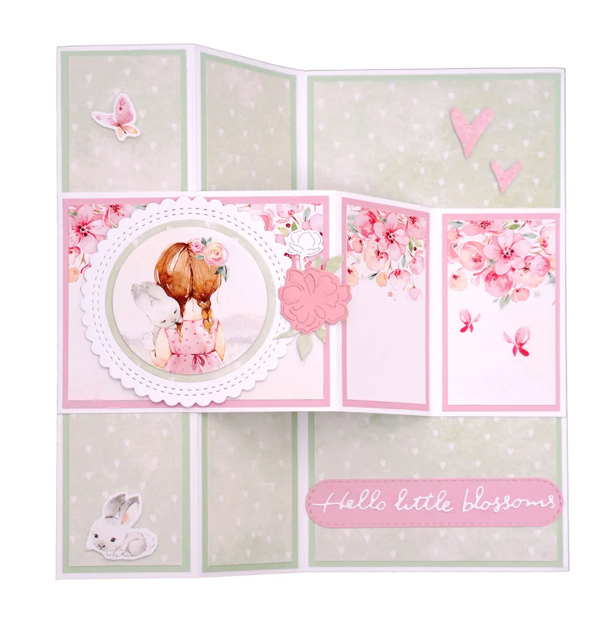 Sl Cutting Die Hello Flowers Little Blossom 102X142x1mm 1 Pc Nr.196 2