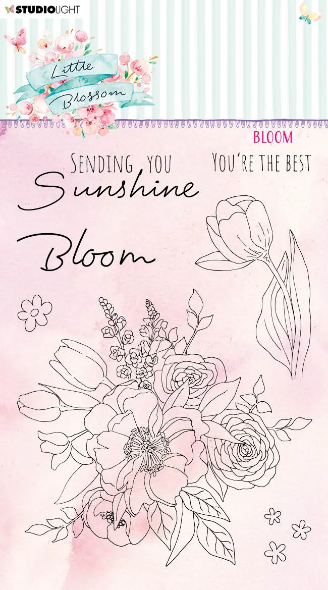 Sl Clear Stamp Bloom Little Blossom 105X148x3mm 1 Pc Nr.197 1