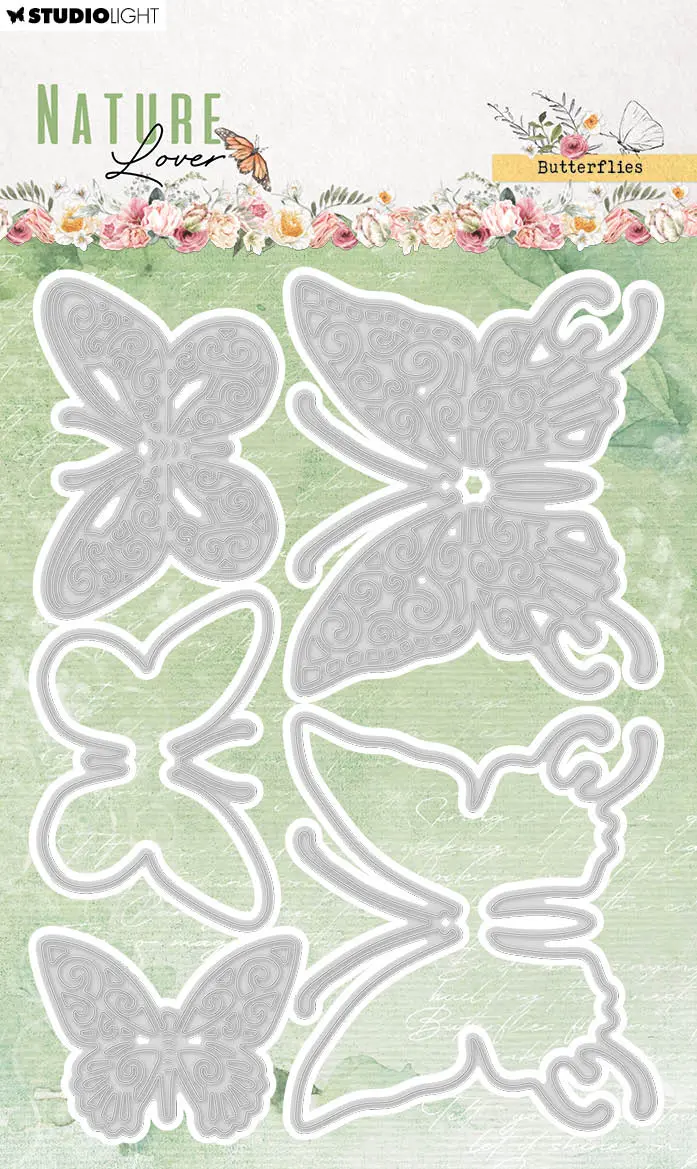 Sl Cutting Dies Butterflies Nature Lover 103X144x1mm 5 Pc Nr.769 1