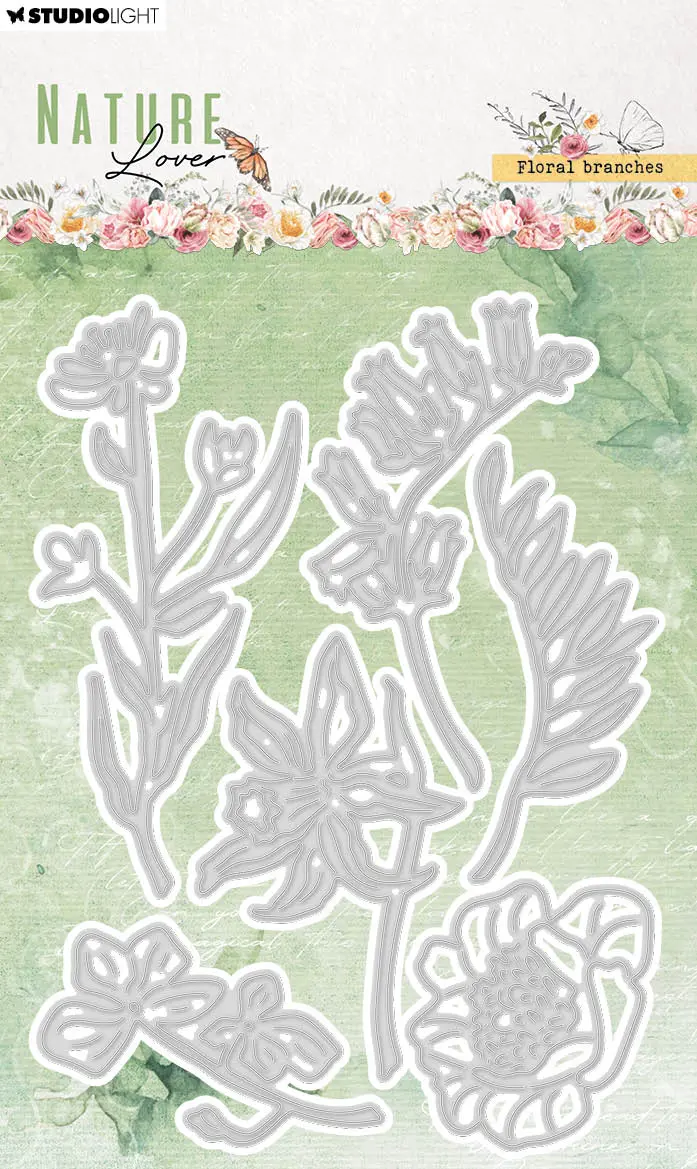 Sl Cutting Dies Floral Branches Nature Lover 103X142x1mm 6 Pc Nr.770 1