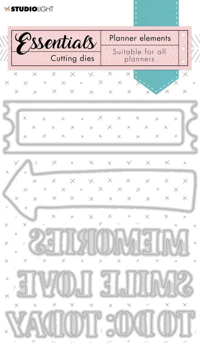 Sl Cutting Die Text Dies Planner Essentials 109X131mm Nr.08 1