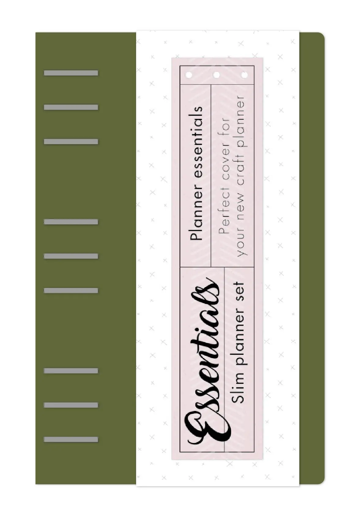 Sl Slim Planner Olive Green Planner Essentials 160X250x30mm 1 Pc Nr.04 1