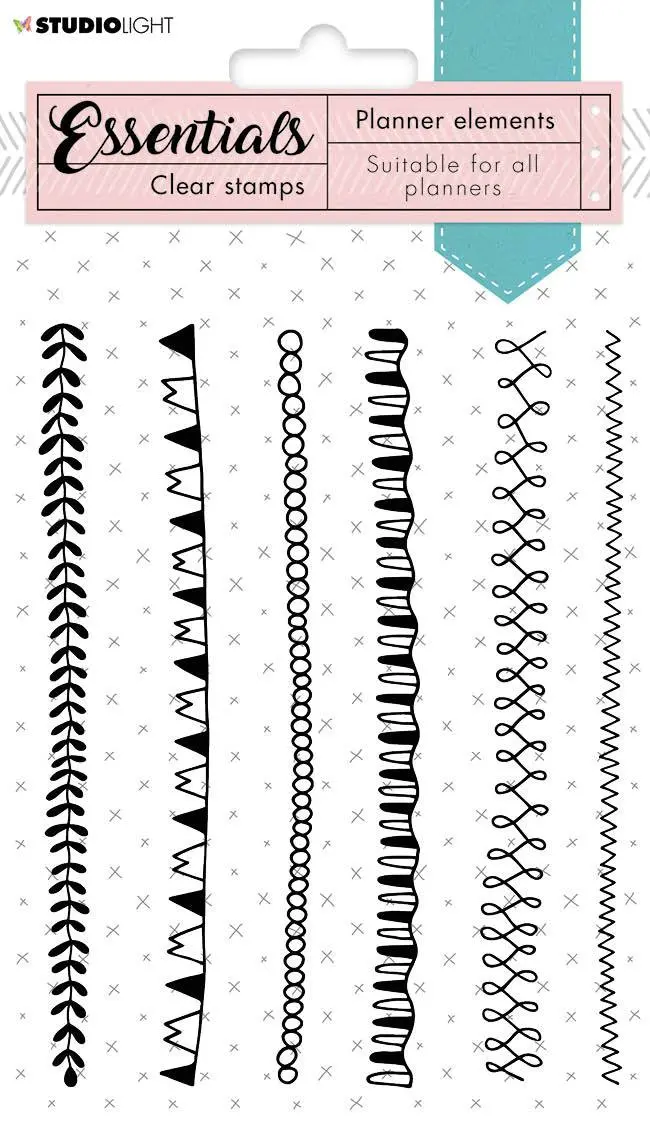 Sl Clear Stamp Borders Planner Essentials 105X148mm Nr.06 1