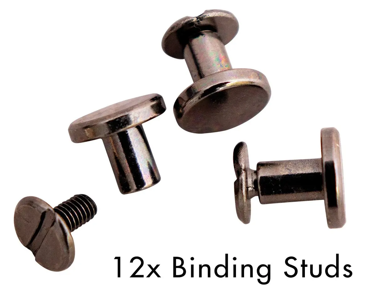 Sl Binding Studs Black Planner Essentials 9X9x7mm 12 Pc Nr.01 1