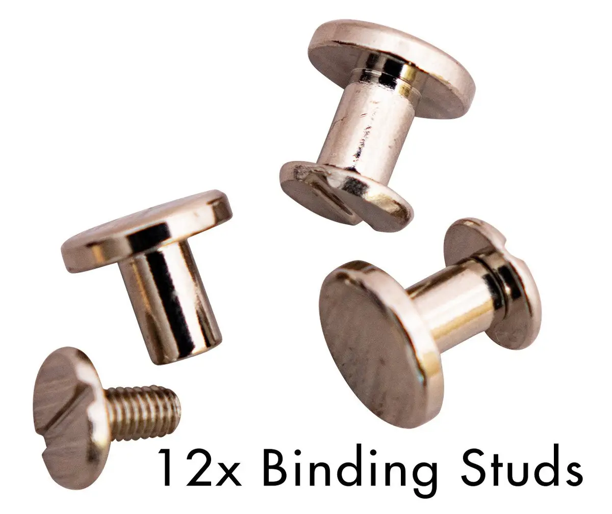 Sl Binding Studs Silver Planner Essentials 9X9x7mm 12 Pc Nr.03 1