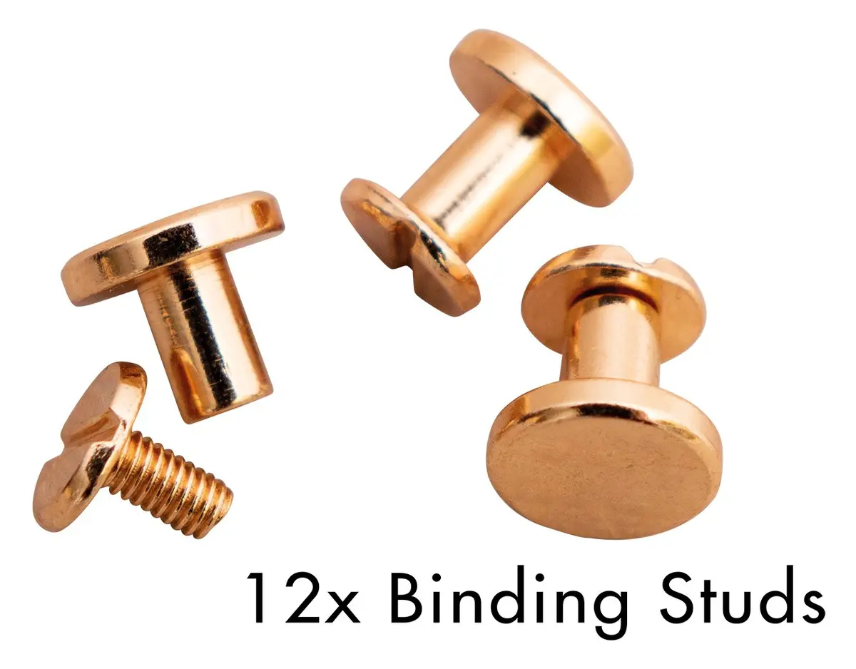 Sl Binding Studs Rose Planner Essentials 9X9x7mm 12 Pc Nr.04 1