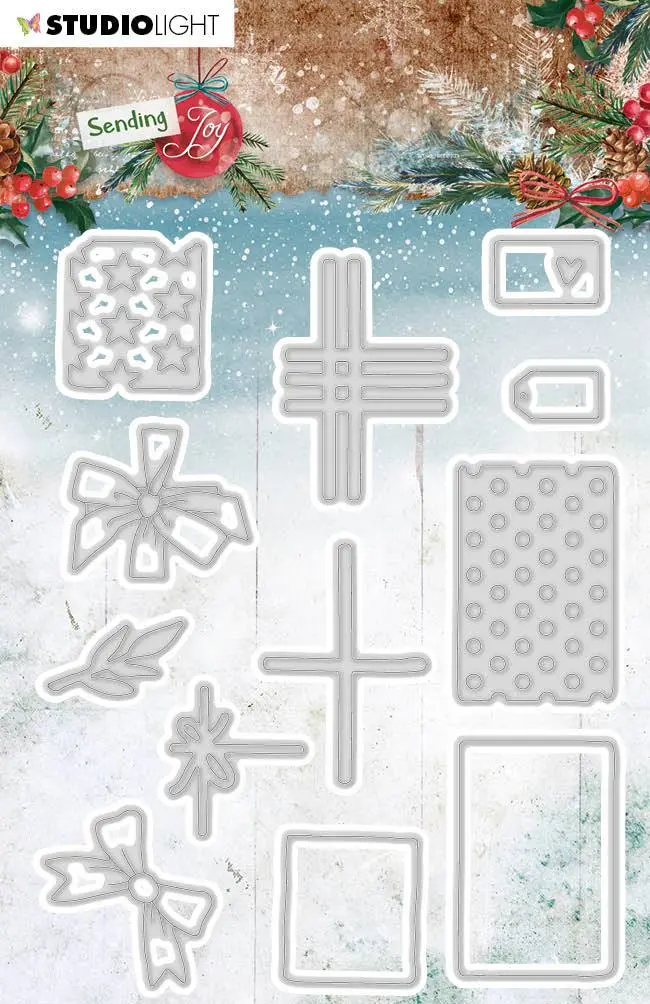 Sl Cutting Die Build A Gift Sending Joy 98X128mm Nr.48 1