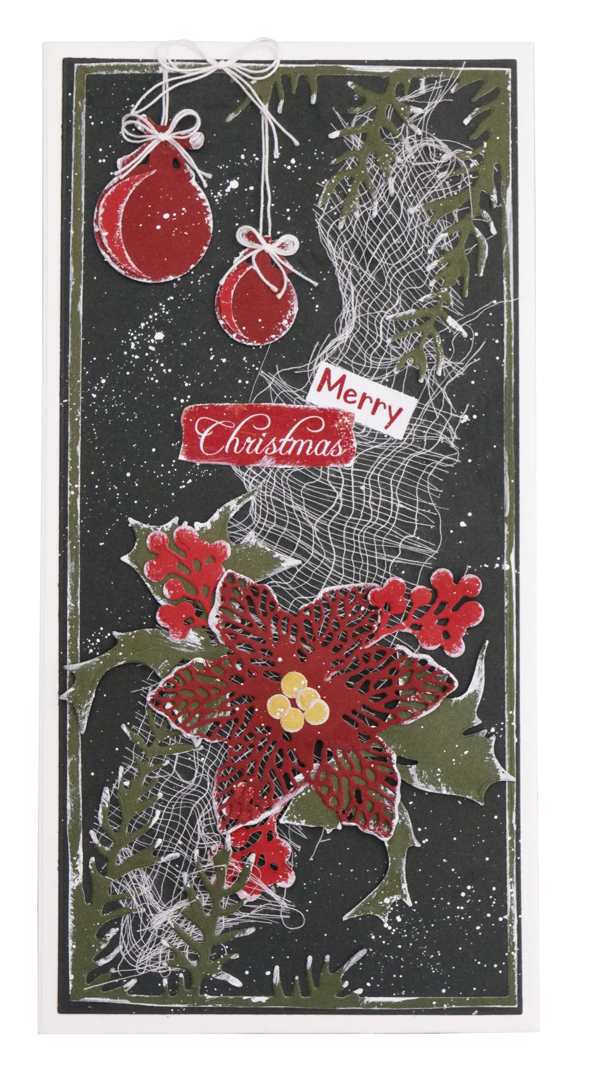 Sl Cutting Die Holly/Berries Sending Joy 97X147mm Nr.50 2
