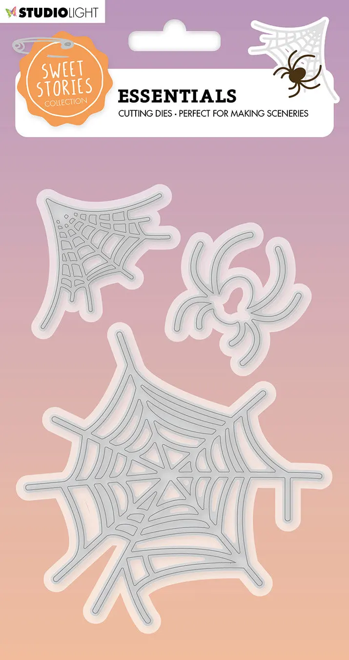 Ss Cutting Die Spiderweb Sweet Stories 105X151x1mm 3 Pc Nr.407 1