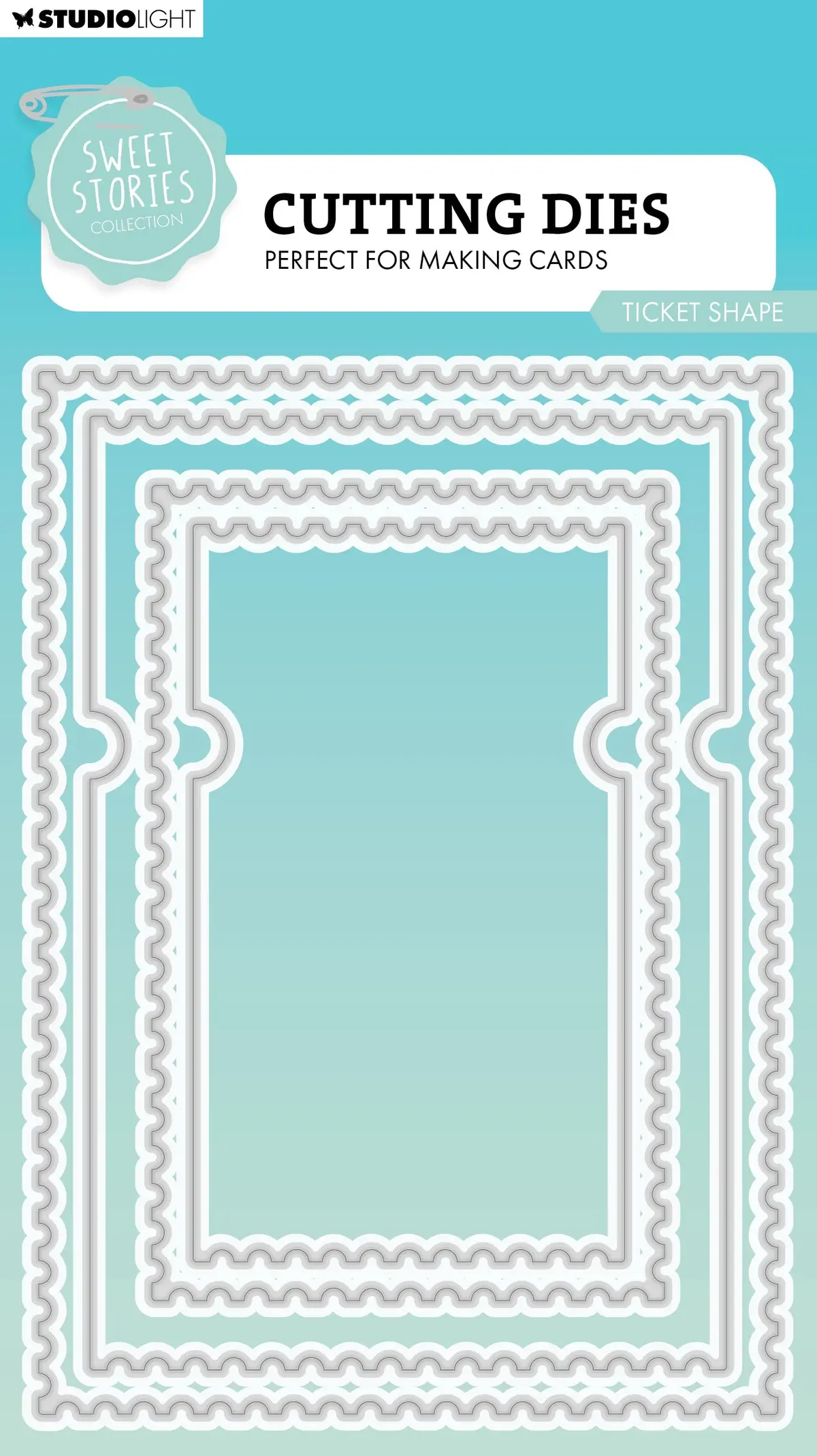 Sl Cutting Die Ticket Shape Sweet Stories 4 Pc 1