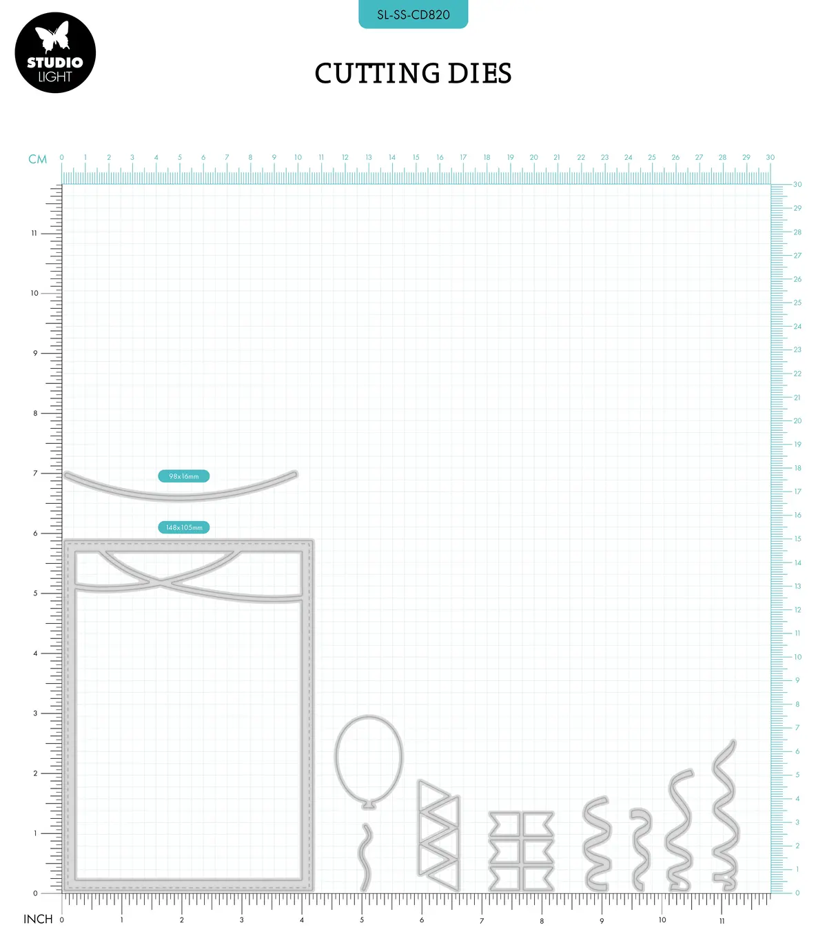 Sl Cutting Die Party Cardshape Sweet Stories 10 Pc 2