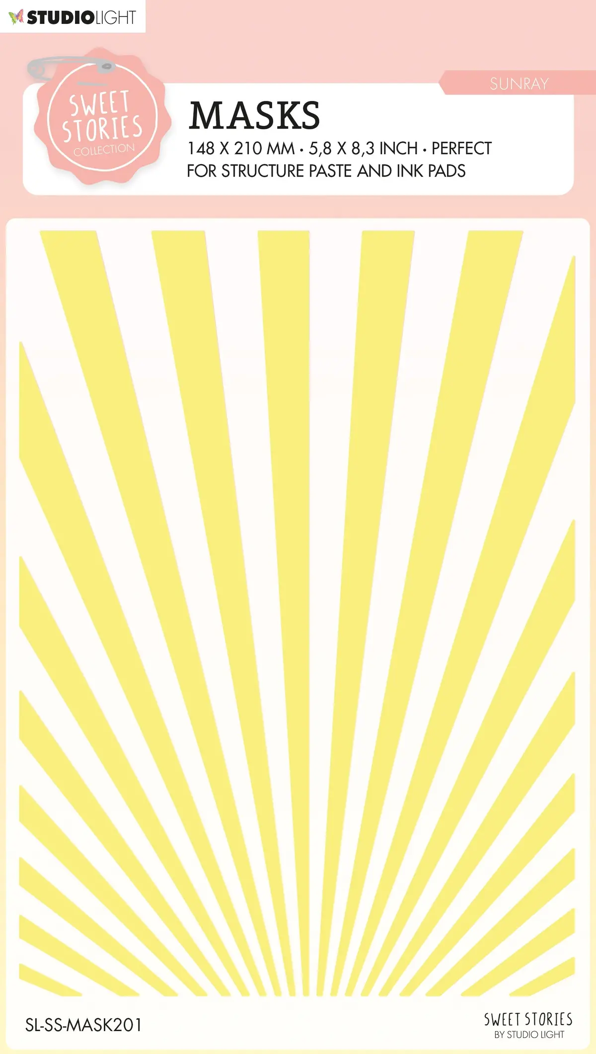 Sl Mask Sunray Sweet Stories 150X210x1mm 1 Pc Nr.201 1