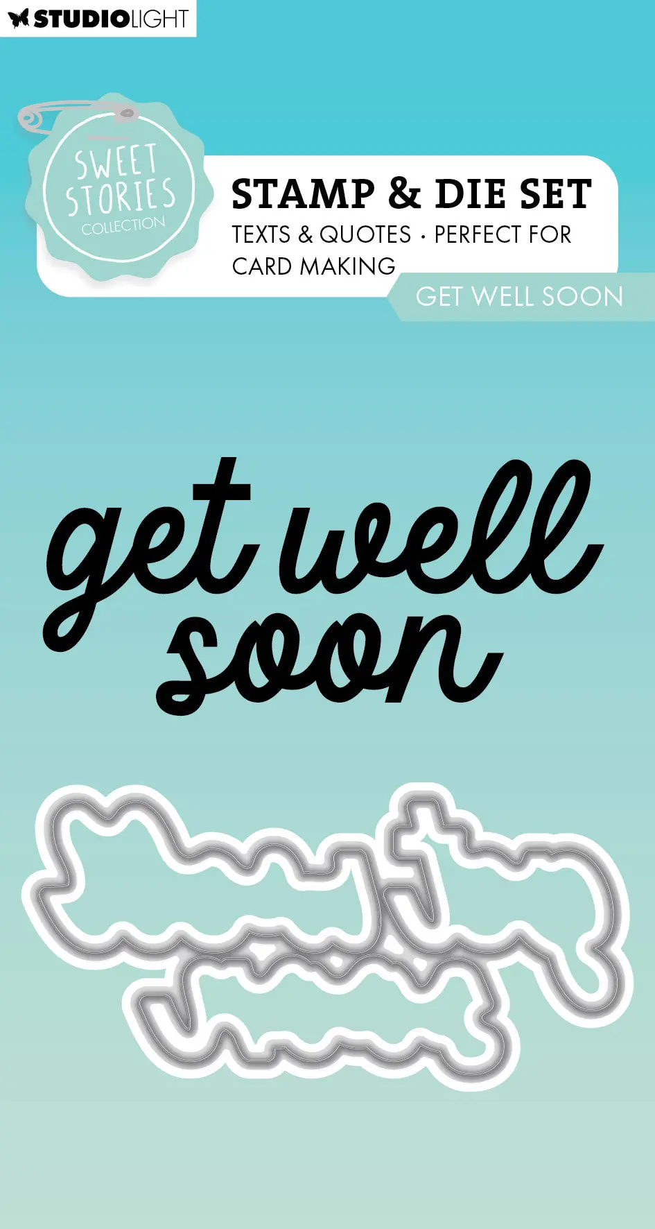 Sl Stamp & Cutting Die Get Well Soon Sweet Stories 2 Pc 1