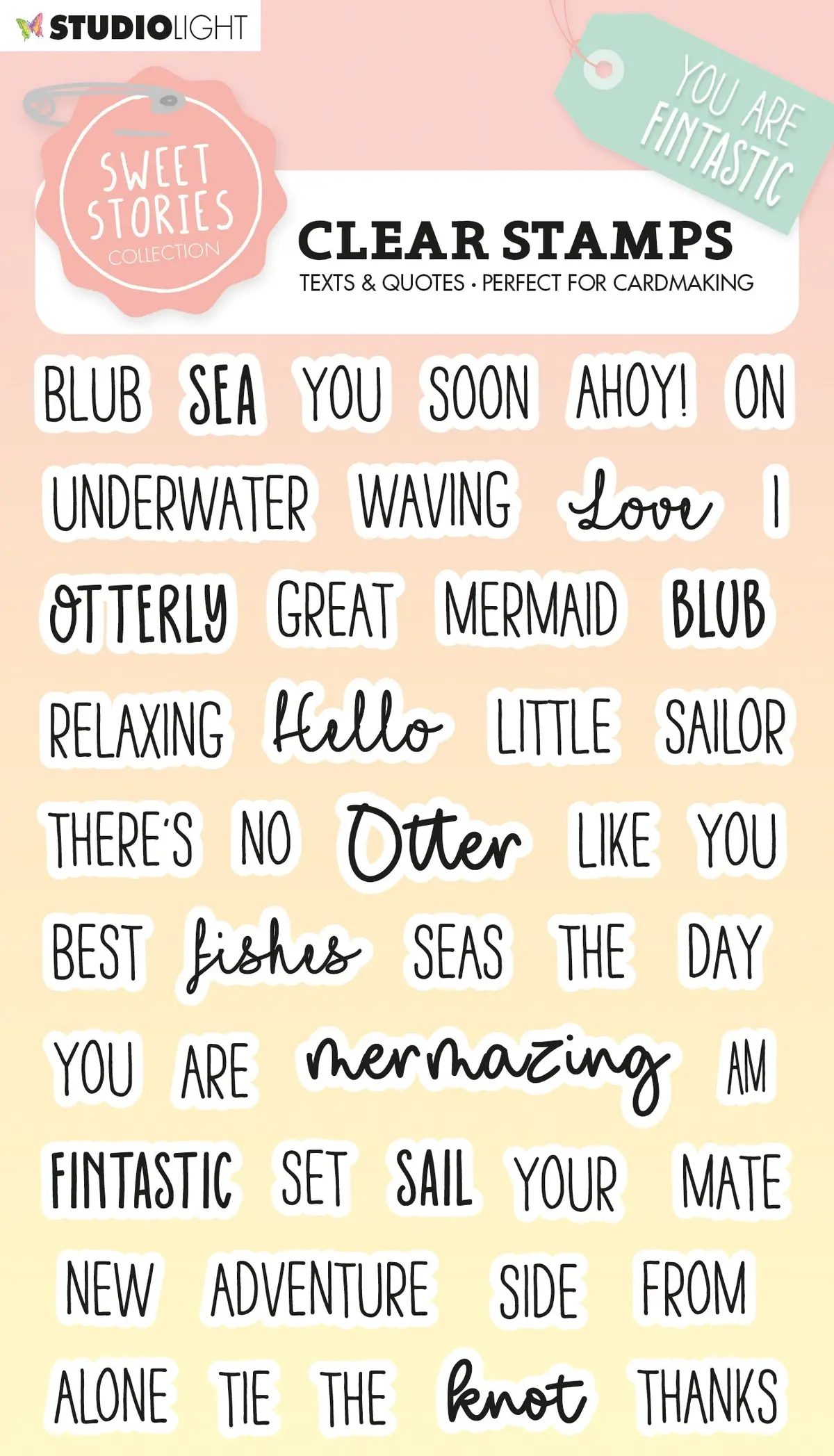 Sl Clear Stamp Quotes Small Fintastic Sweet Stories 148X105x3mm 46 Pc Nr.442 1