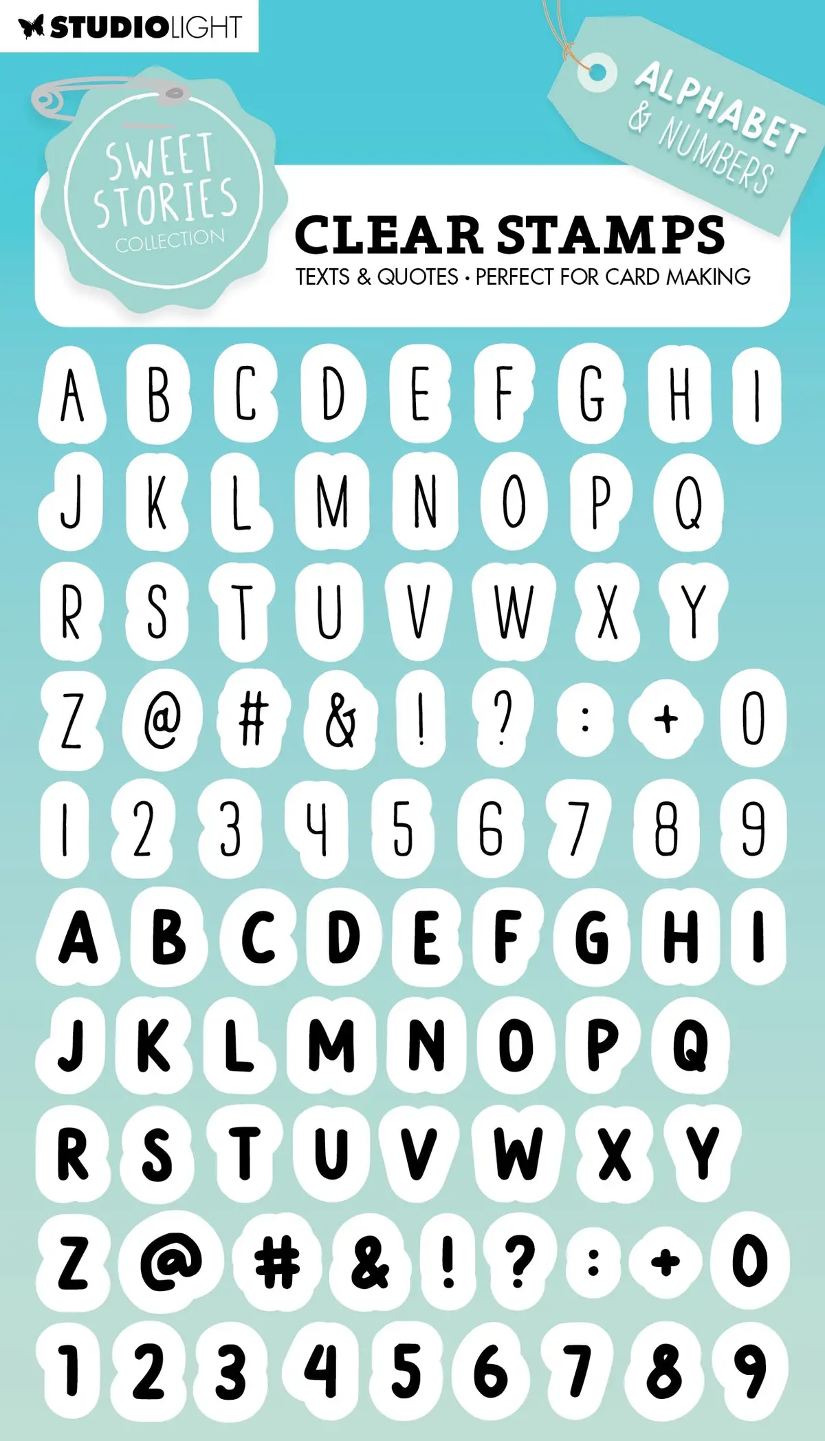 Sl Clear Stamp Alphabet Sweet Stories 148X105x3mm 86 Pc Nr.559 1