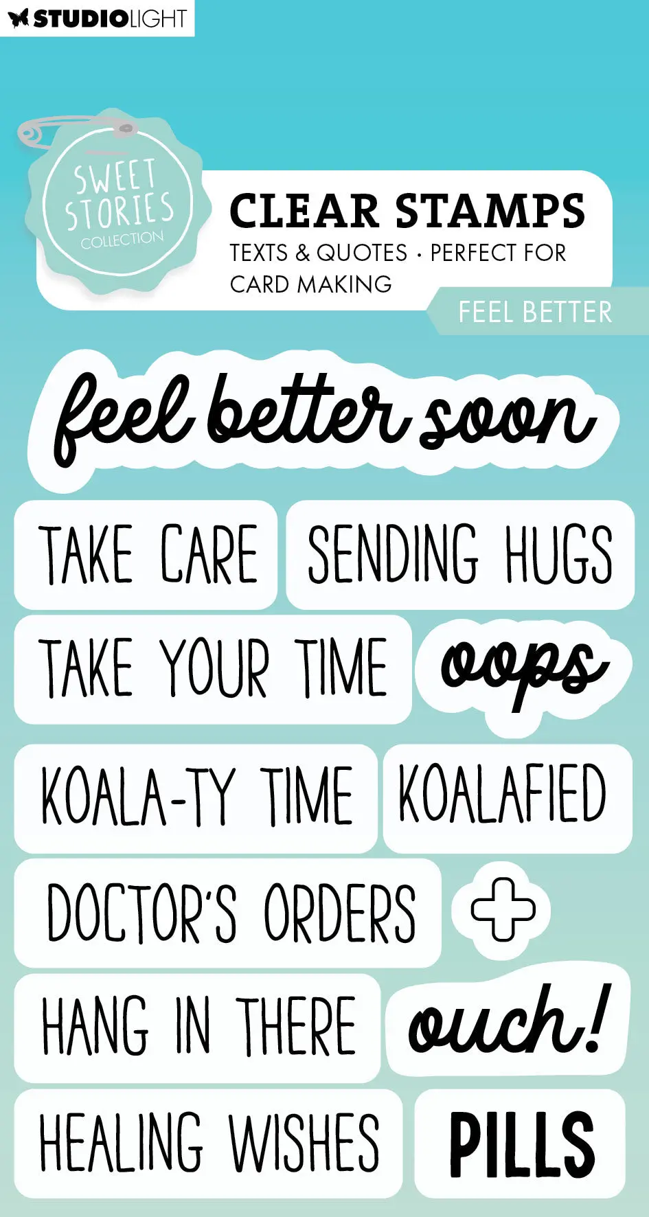 Sl Clear Stamp Feel Better Sweet Stories 13 Pc 1