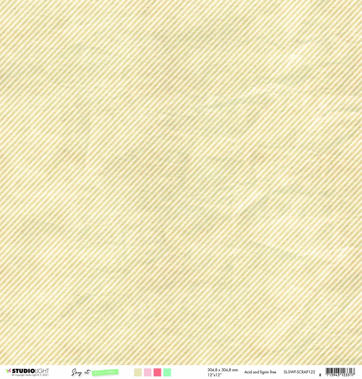 Scrap Say It With Flowers 305X305mm Nr.122 1