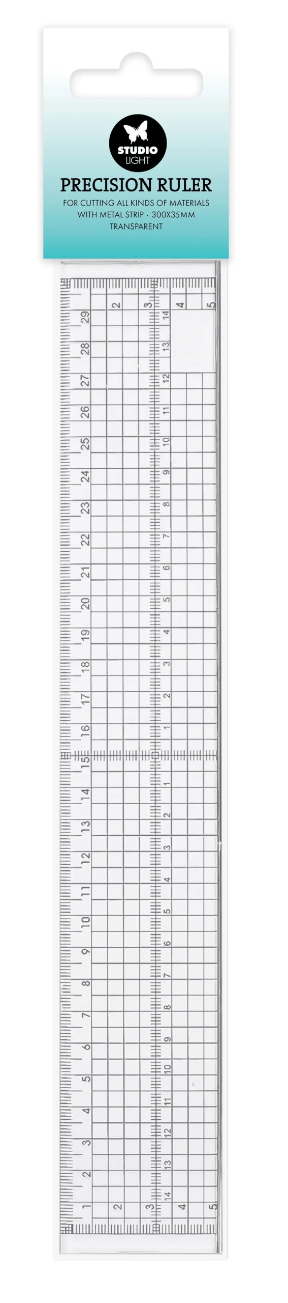 Sl Ruler Metal Edge 30Cm Tools Essentials 1 Pc 1