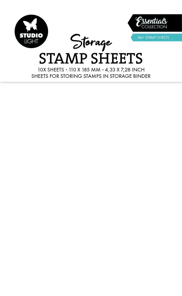 Sl Storage Stamp Sheet A6+ Sheet Essentials 10 Pc 1